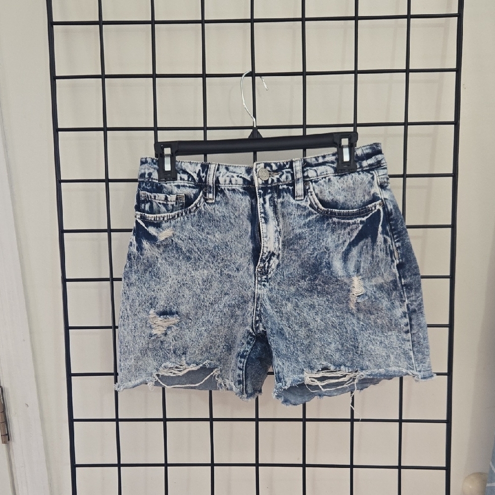 YMI Blue Jean Shorts Distressed Vintage Style